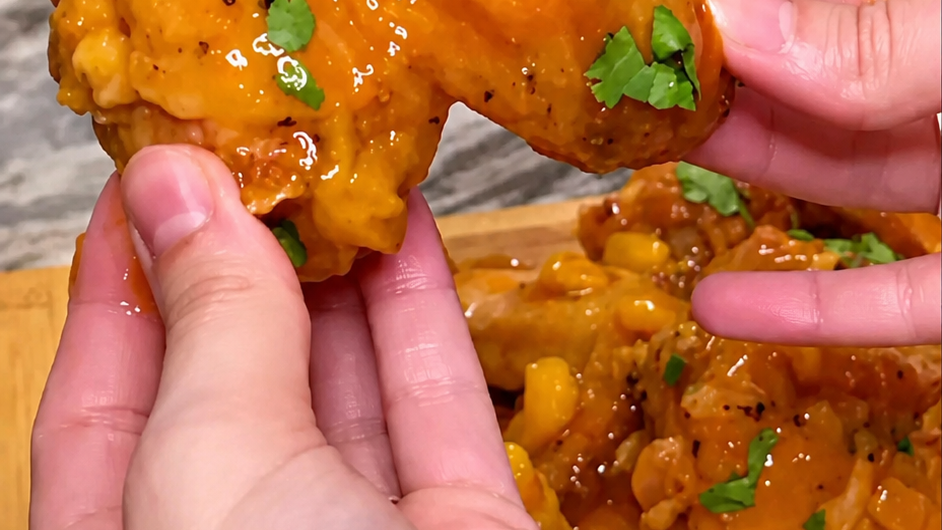 Image of Gingery Mango Hot Wings