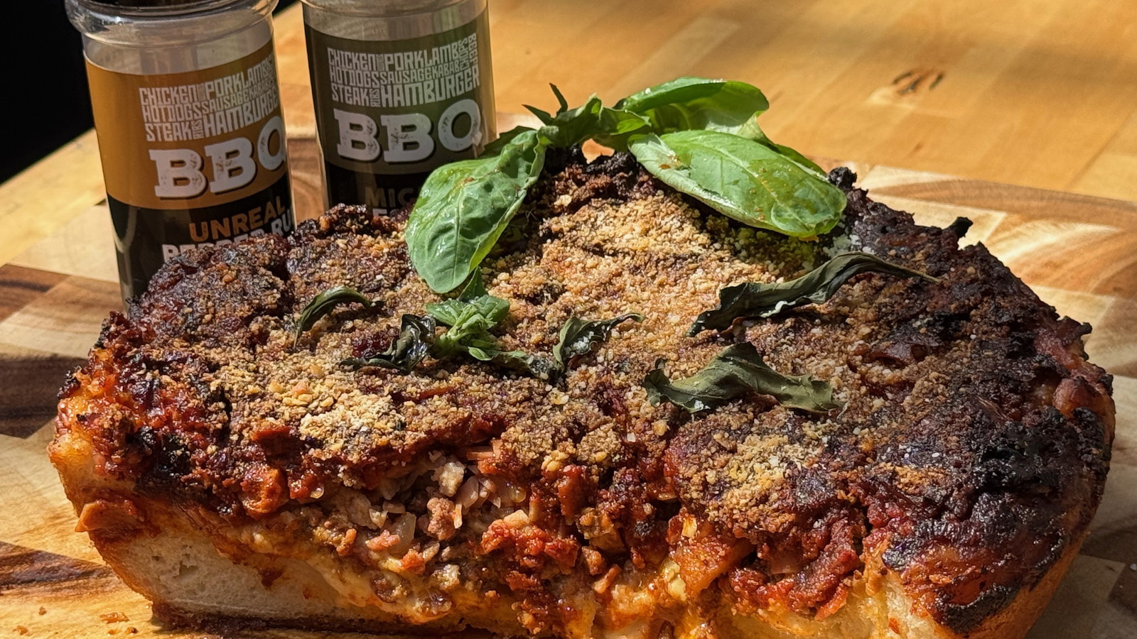 Image of Smoked Chicago-Style Deep Dish Pizza