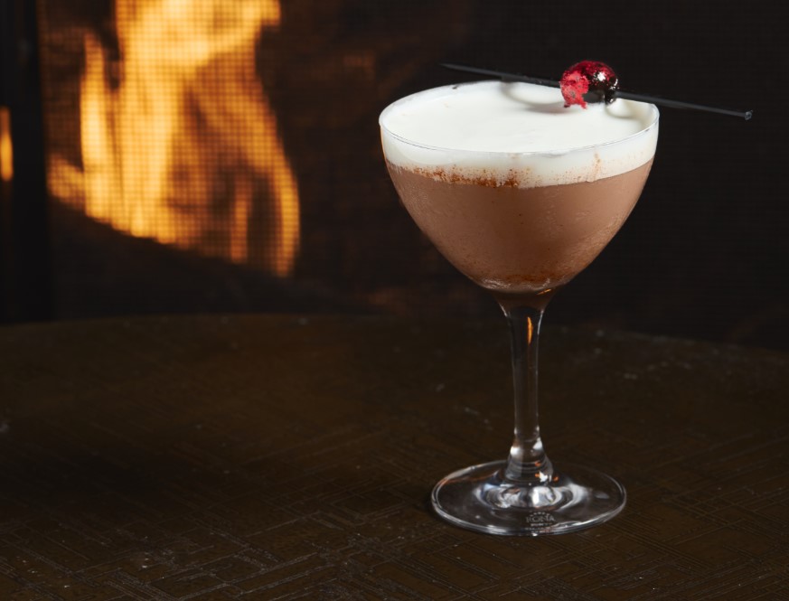 St. Elmo Bourbon Chocolate Martini