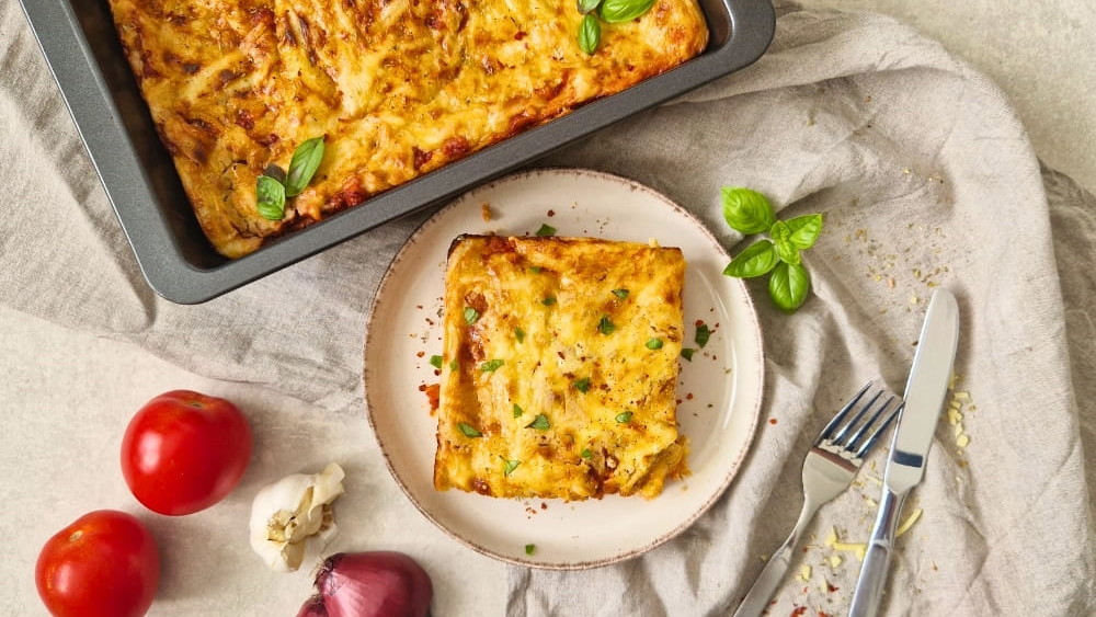 Image of Protein Lasagne mit Wraps (vegan)