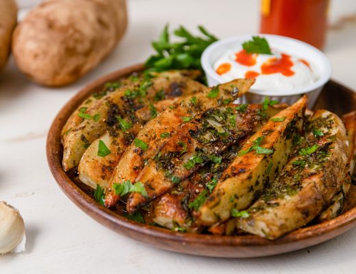 Image of Garlic Potato Wedges