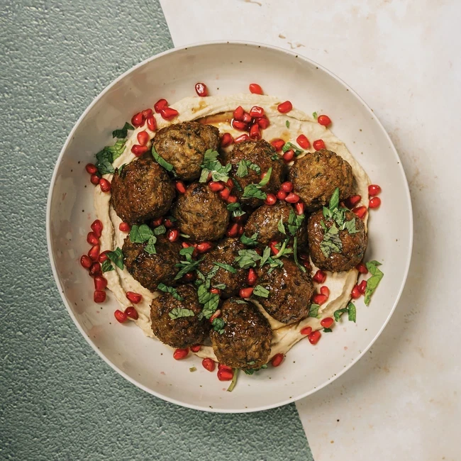 Lamb Meatballs & Pomegranate Glaze
