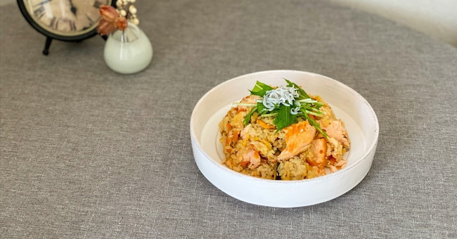 乾燥かぼちゃと鮭の秋の実りご飯｜季節を味わう薬膳ごはん