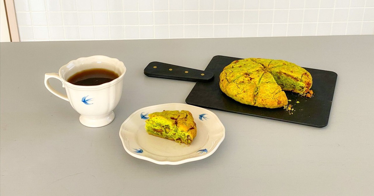 九条ねぎの塩キャラメルスコーン