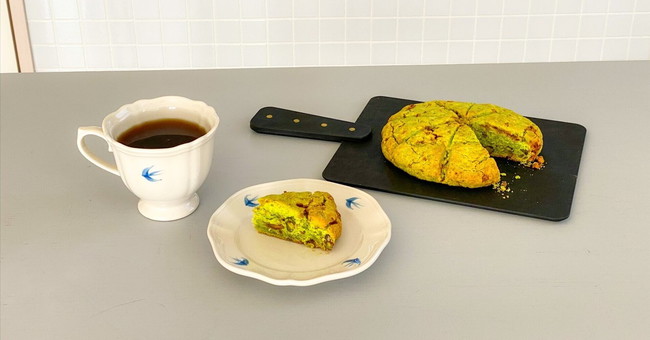 九条ねぎの塩キャラメルスコーン