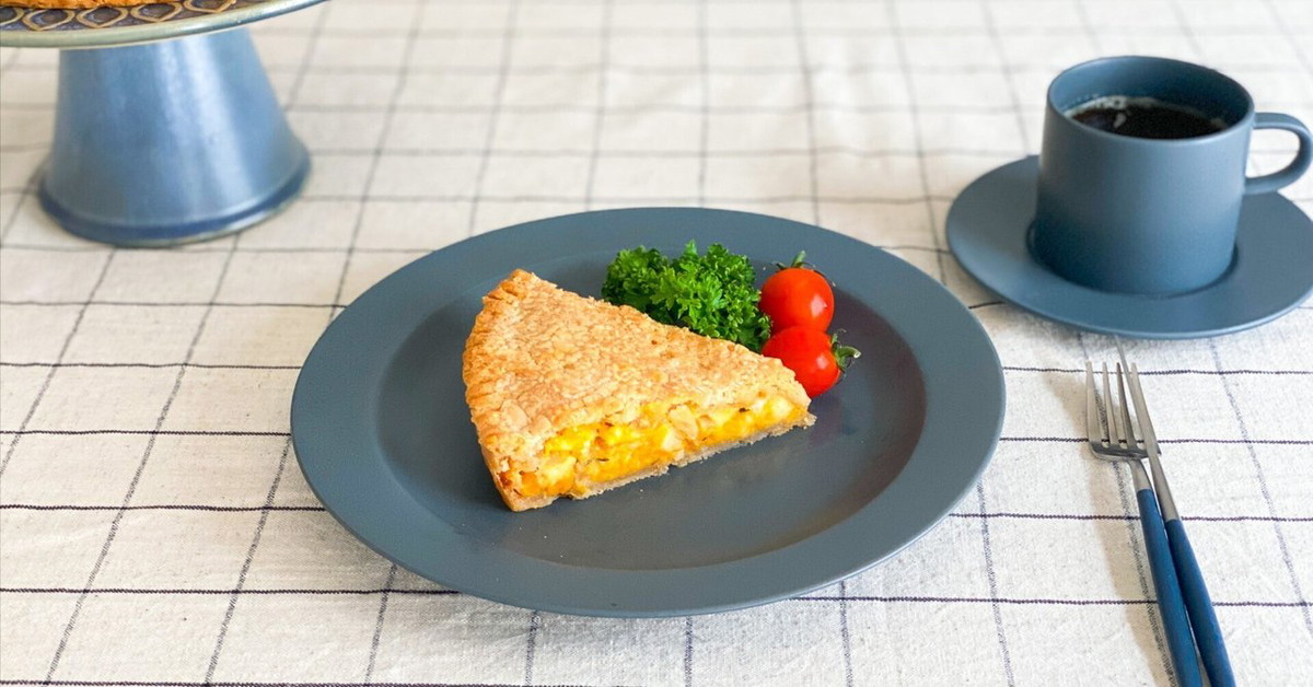 たっぷりかぼちゃとチーズのとろけるパイ