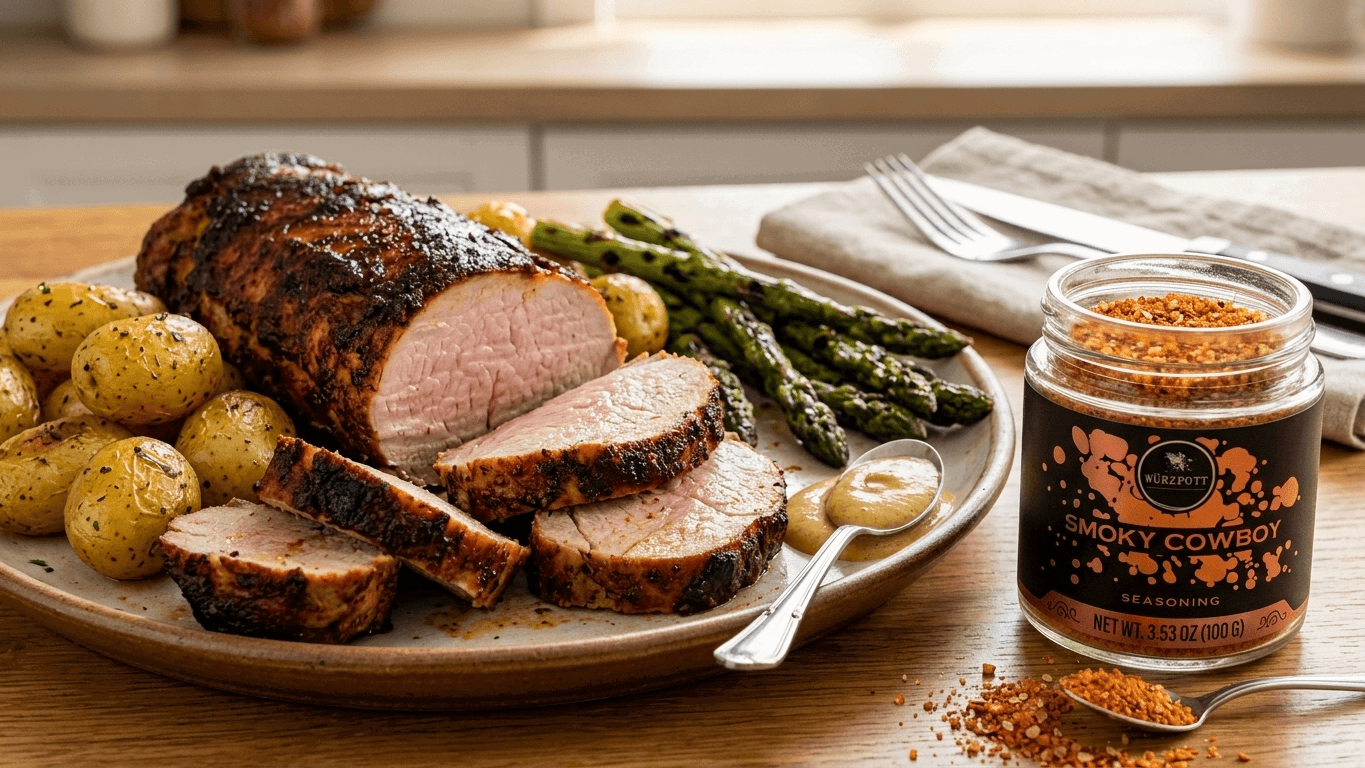 Smoky Cowboy BBQ Pork Tenderloin