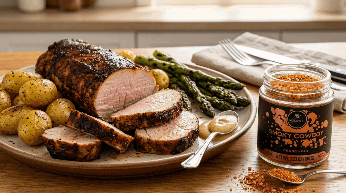 Smoky Cowboy BBQ Pork Tenderloin