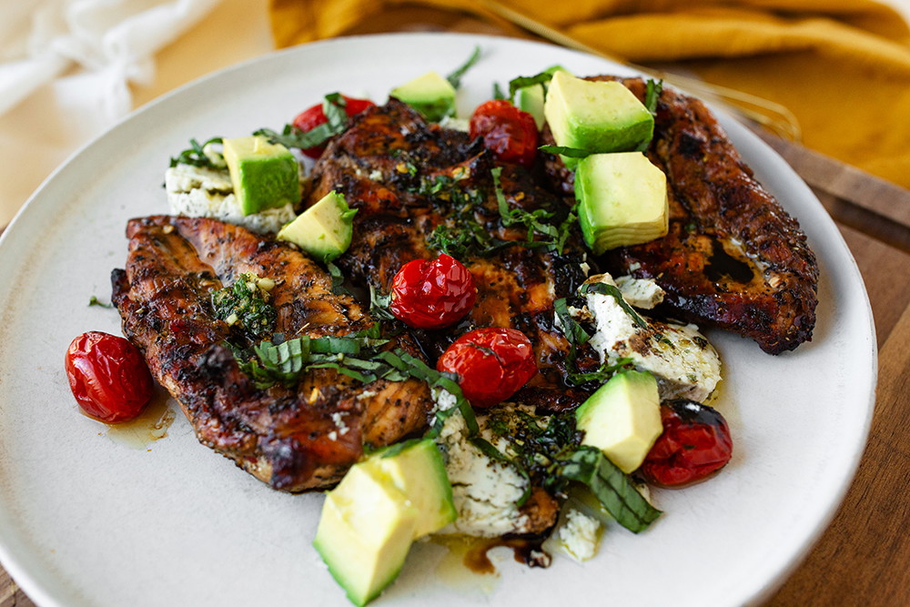 California Caprese Grilled Chicken