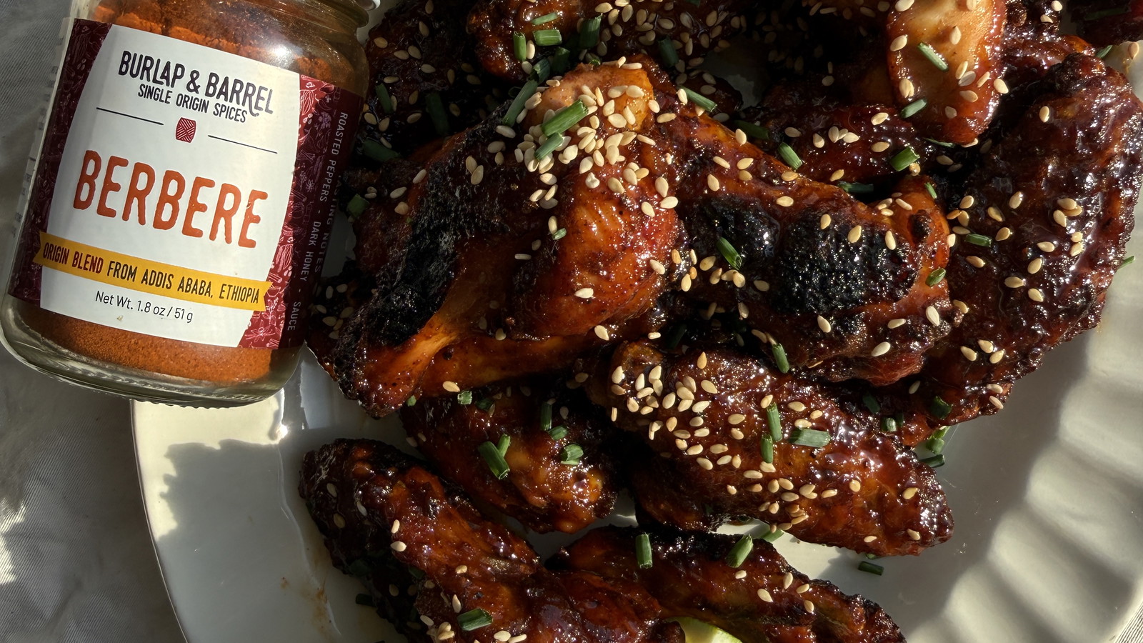 Honey-Glazed Berbere Wings