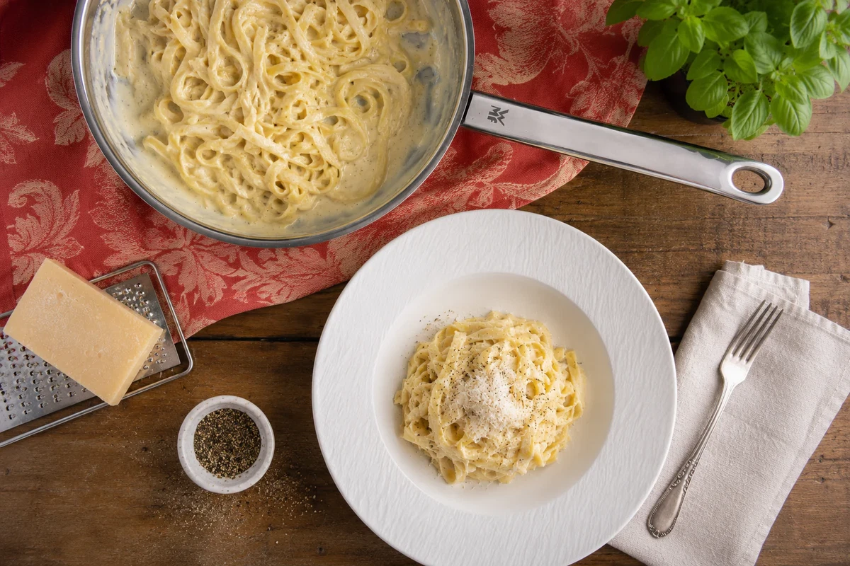 Tagliatelle Alfredo: Rome's most famous creamy pasta