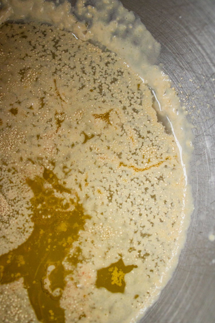 Image of In a bowl, put in warm water and add the...
