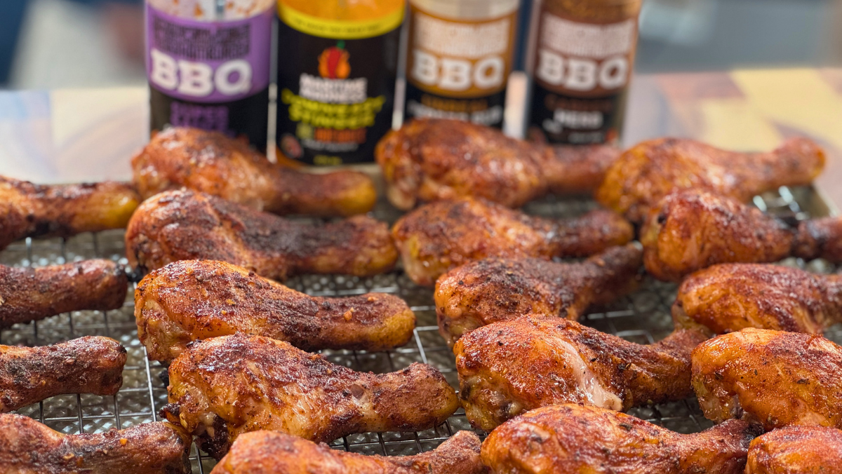 Image of Smoked Chicken Legs From Frozen (Pellet Grill Method)