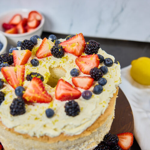Image of Easy Angel Food Cake Recipe: Light, Fluffy, and Foolproof
