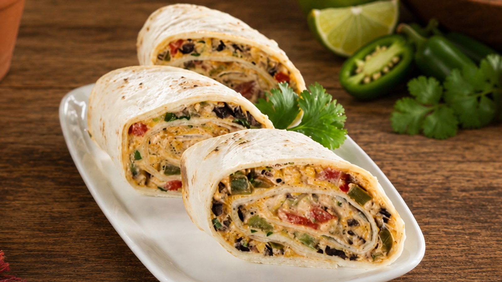 Spicy Tex-Mex Pinwheel Appetizers