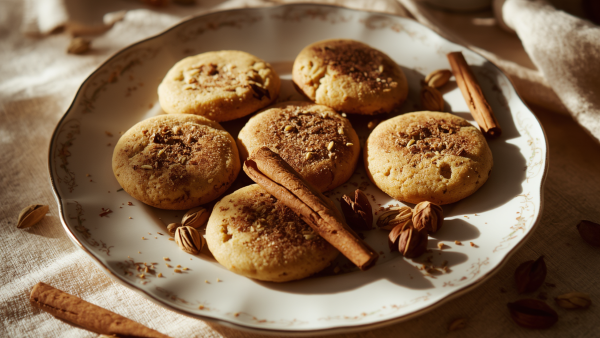 Ghee & Cardamom Cookies (Gluten-Free)
