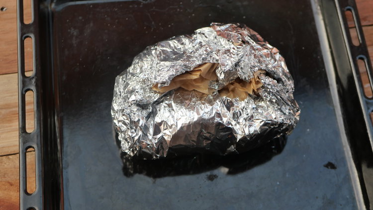 Image of Wrap tightly into a sealed parcel.