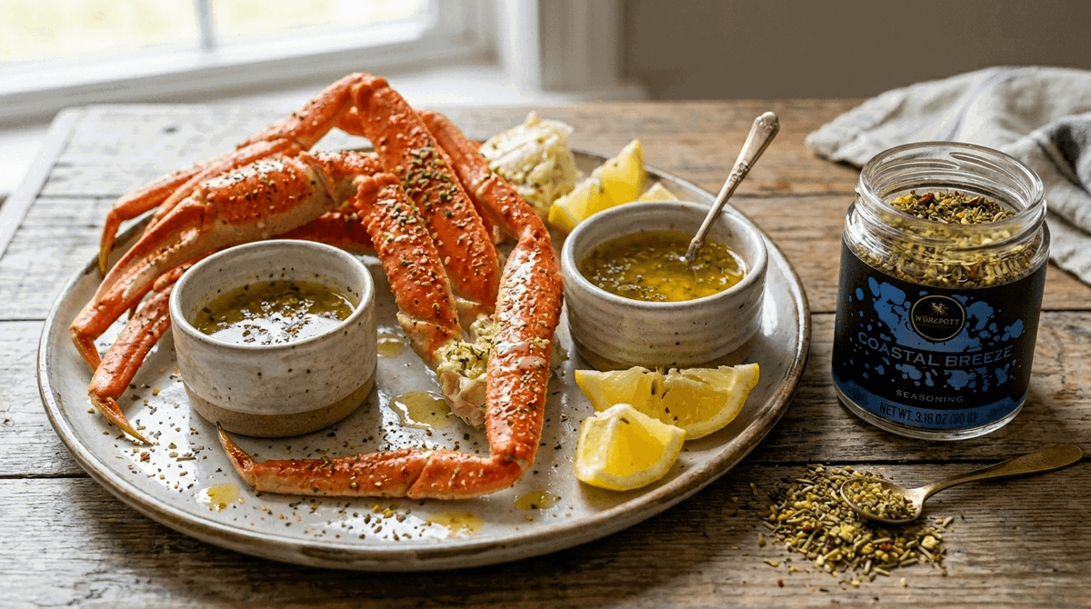 Coastal Breeze Butter Steamed Crab Legs