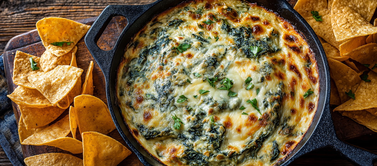 Baked Spinach & Artichoke Dip