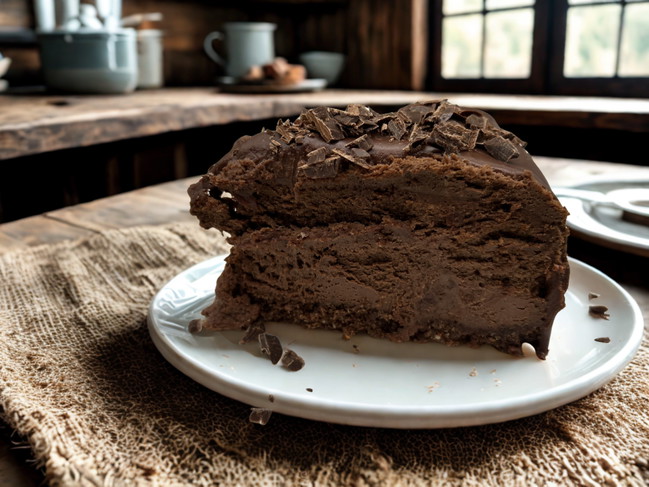 Image of Ultimate Chocolate Cheesecake with Maple Sugar (Silky, Rich, 9-Inch Cheesecake)