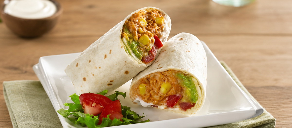 Bean, Rice & Cheese Burritos
