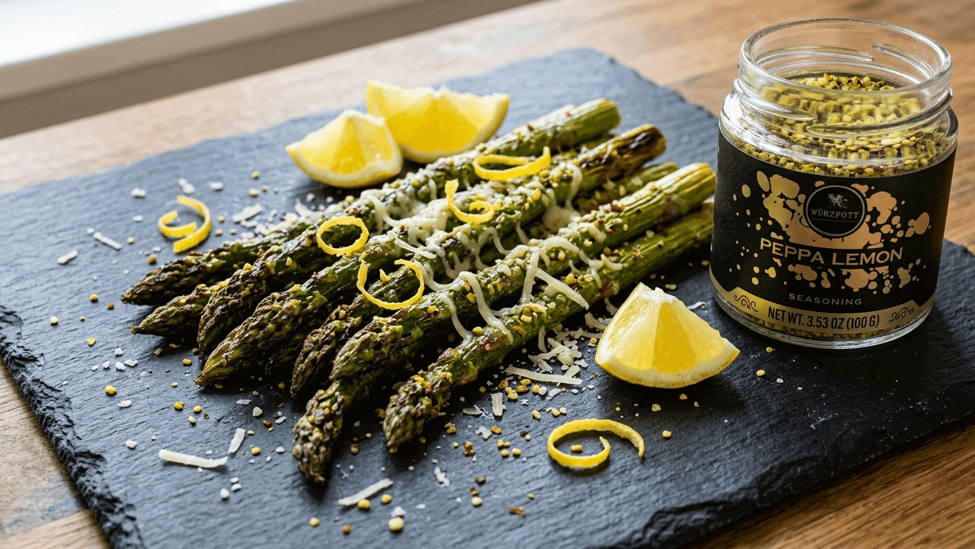 Roasted Lemon Pepper Asparagus