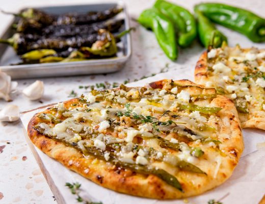 Image of Roasted Anaheim Chile and Cheese Pizza