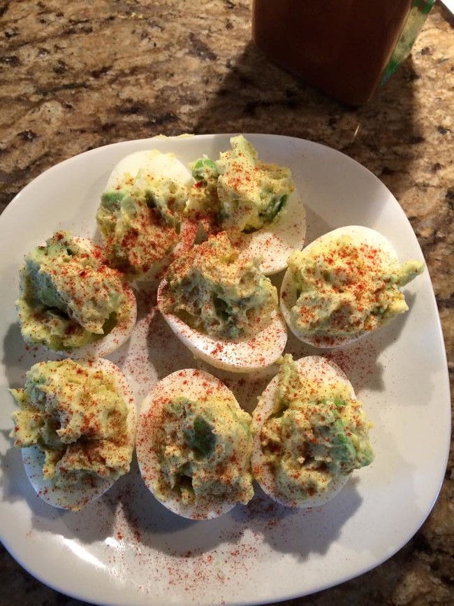 Image of Buck's Bacon Guacamole Deviled Eggs