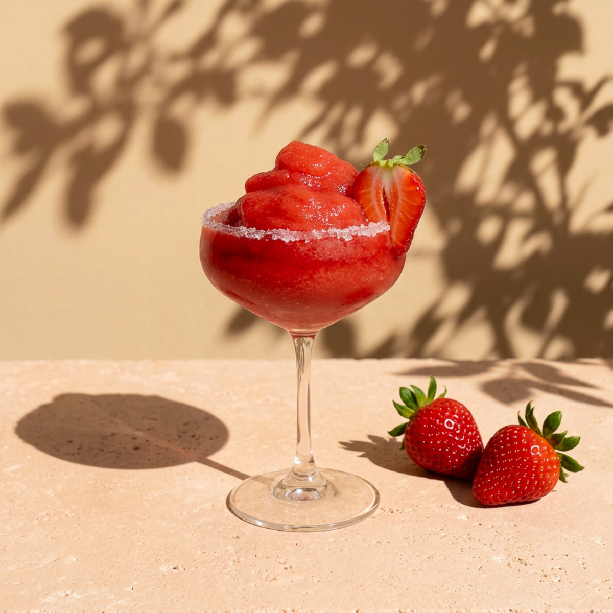 Alkoholfreier Frozen Strawberry Margarita