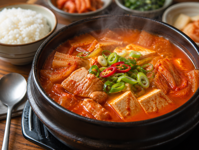 Kimchi Pork Tofu Stew (Kimchi Jjigae)