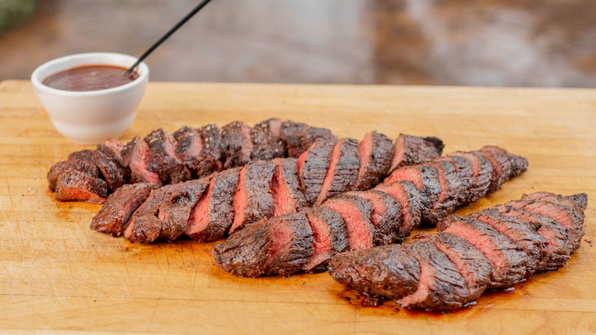Grilled Teres Major with Cumberland Sauce
