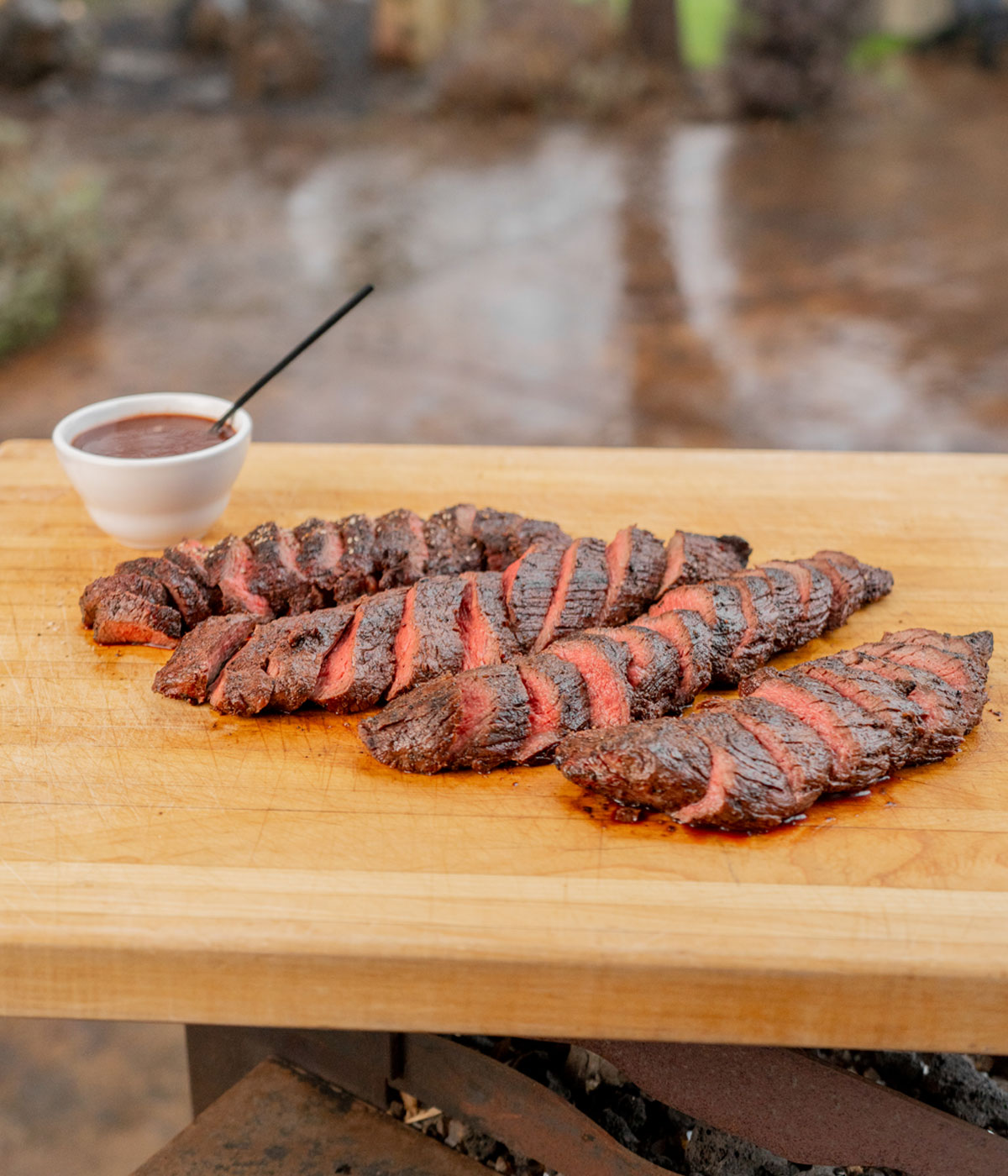 Grilled Teres Major with Cumberland Sauce