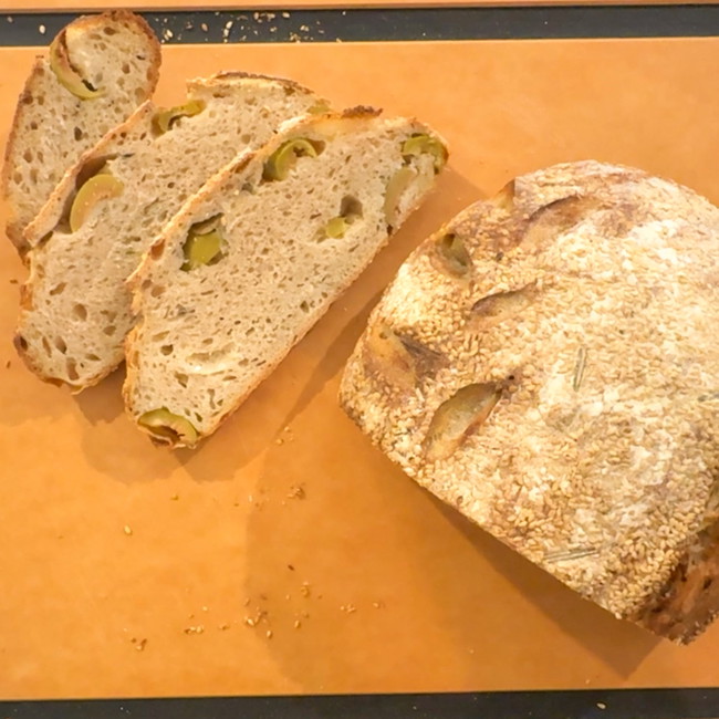 Olive & Rosemary Sourdough Bread - A Flavour-Packed Homemade Loaf