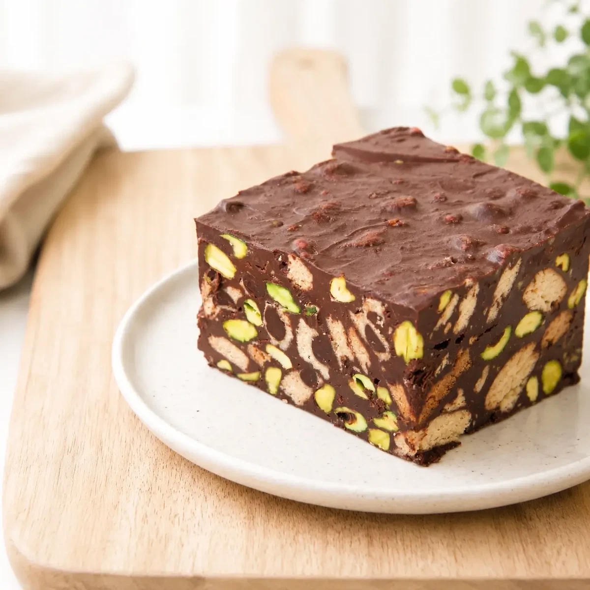 Healthy pistachio Lazy Cake