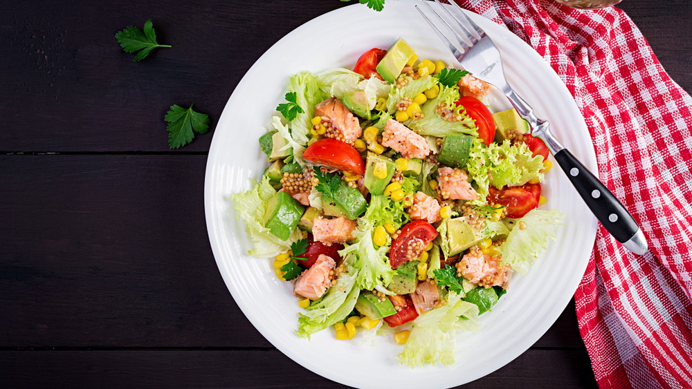 Image of Summer Seafood Salad with Dijon Garlic Dressing 