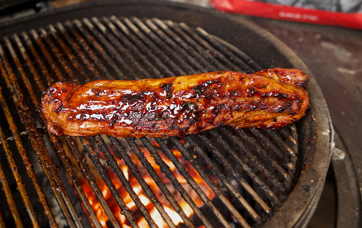 BBQ Glazed Pork Tenderloin