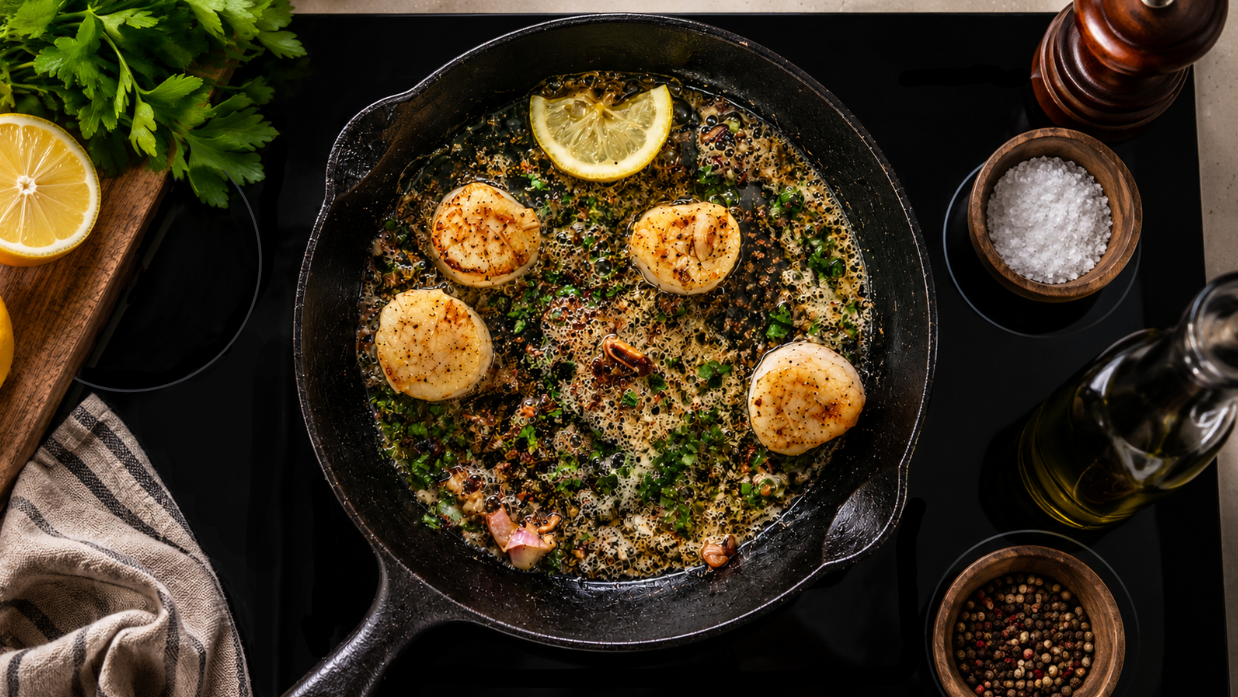 Image of Perfect Pan Seared Scallops