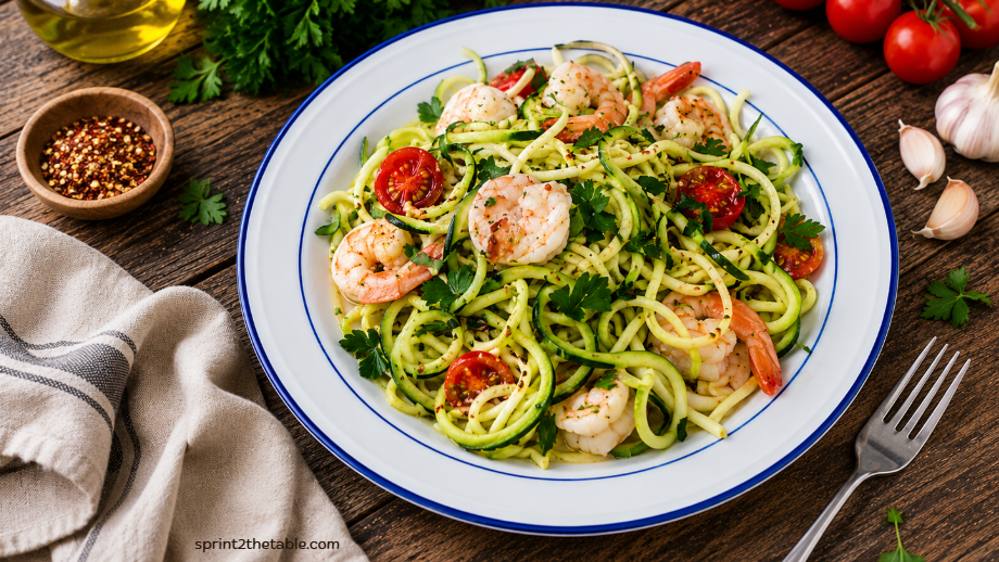 Image of Lightened Up Shrimp Scampi