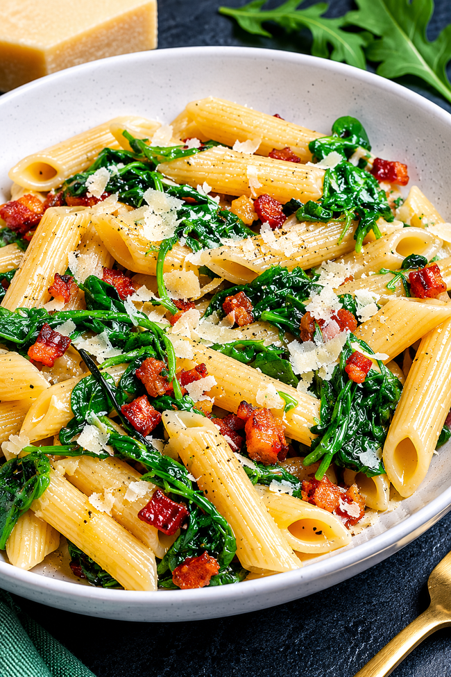 Image of Summer Lemon Pancetta Pasta ☀️🍋