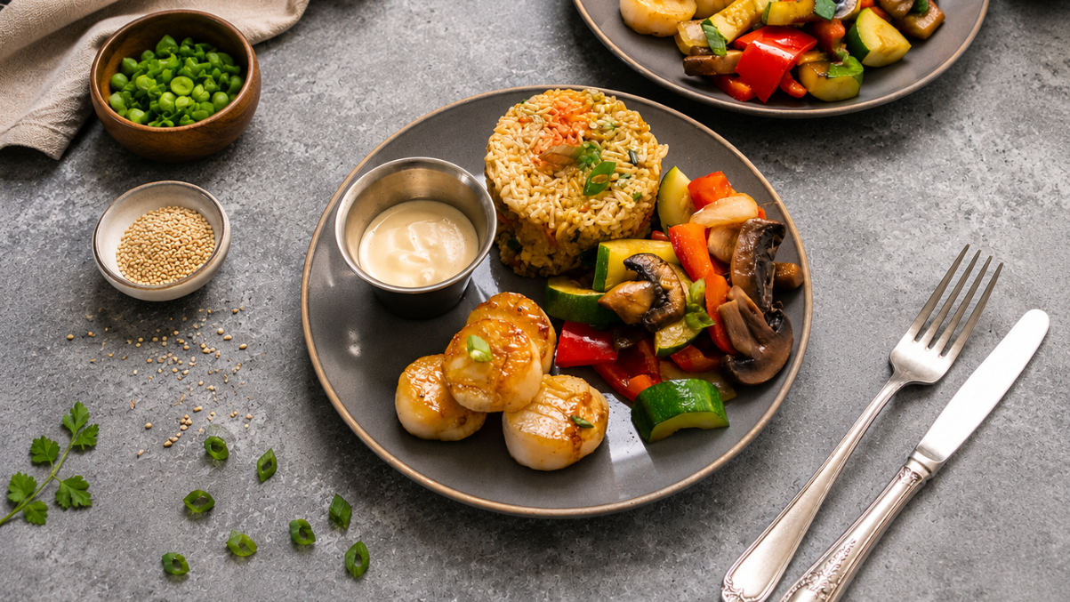 Image of Easy Hibachi Scallops