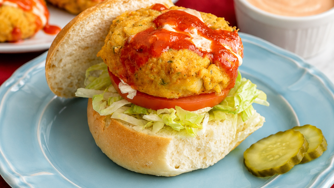 Image of Low-Calorie Paleo Fish Sandwich