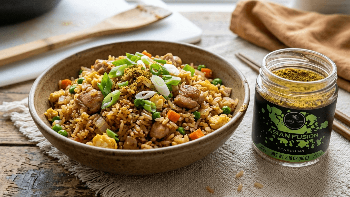 Image of Asian Fusion Chicken Fried Rice