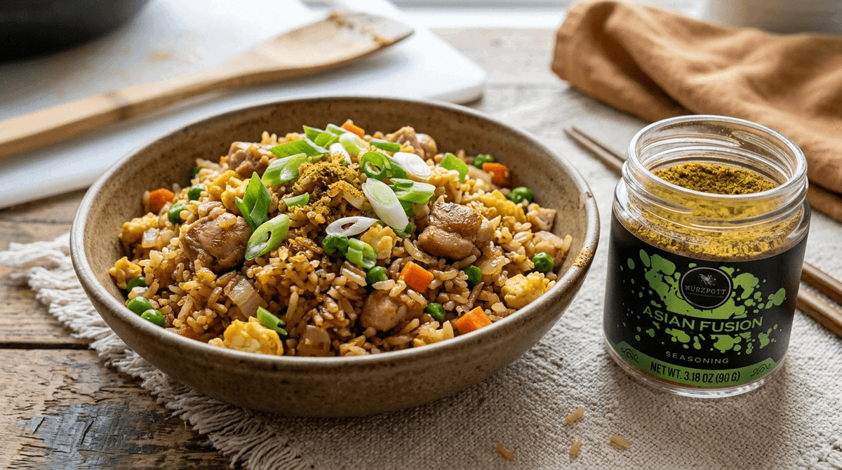 Asian Fusion Chicken Fried Rice