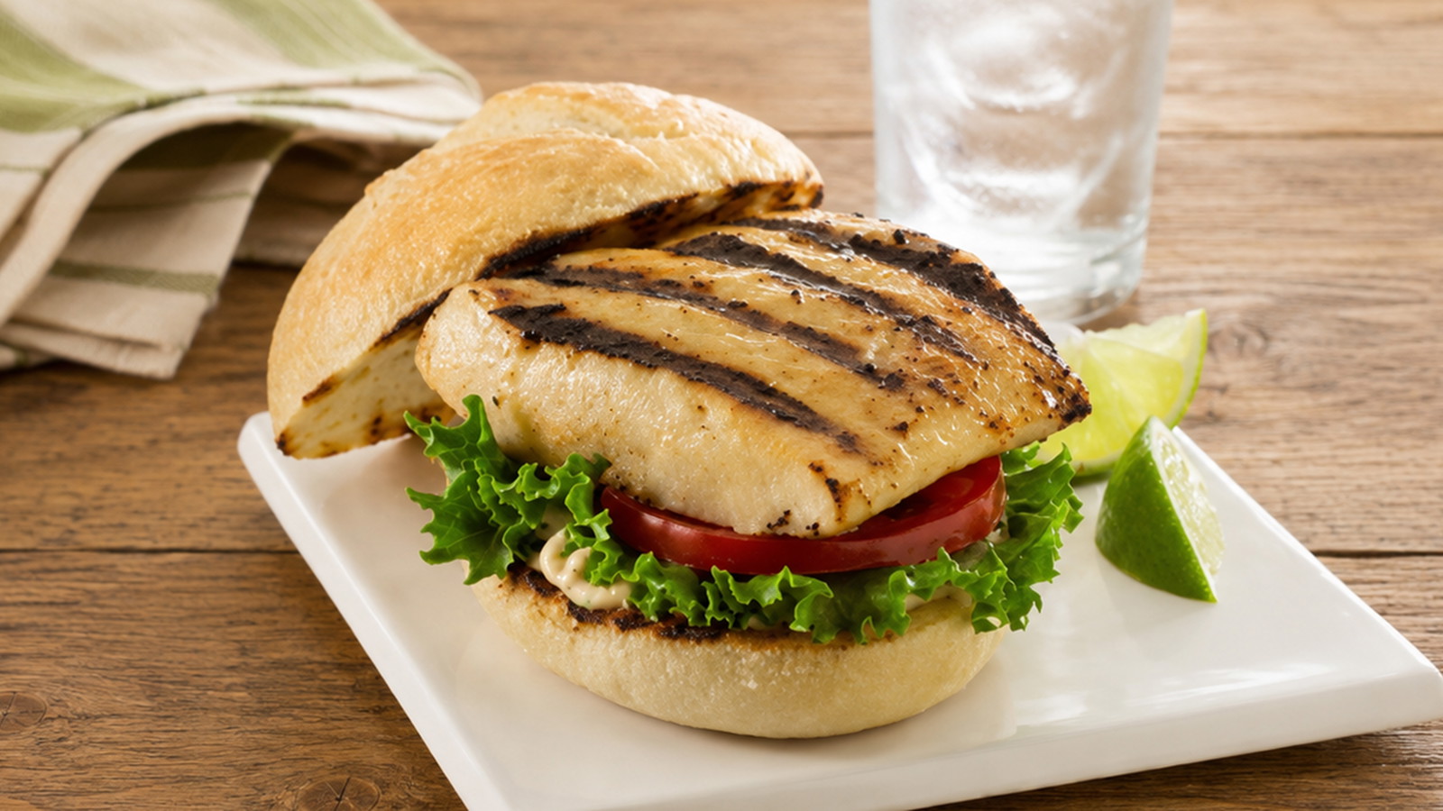 Image of Culinary Genie Grilled Mahi-Mahi Sandwiches with Cajun Tartar Sauce recipe.