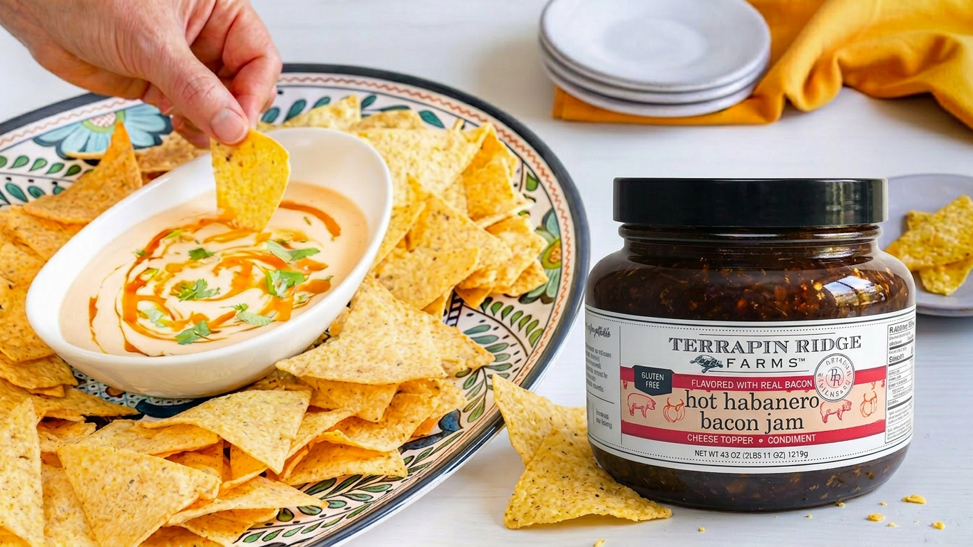 Image of Hot Habanero Bacon Jam Queso Dip