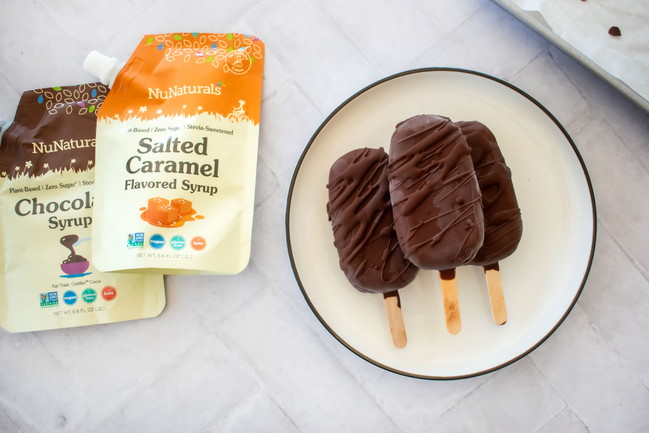 Image of Sugar Free Salted Caramel Chocolate Yogurt Bars