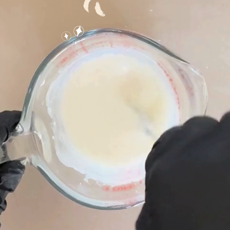Image of Stir between each interval until fully melted