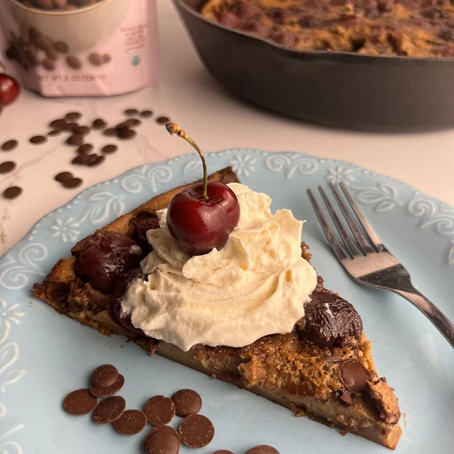 Image of CAROB CHERRY CLAFOUTIS