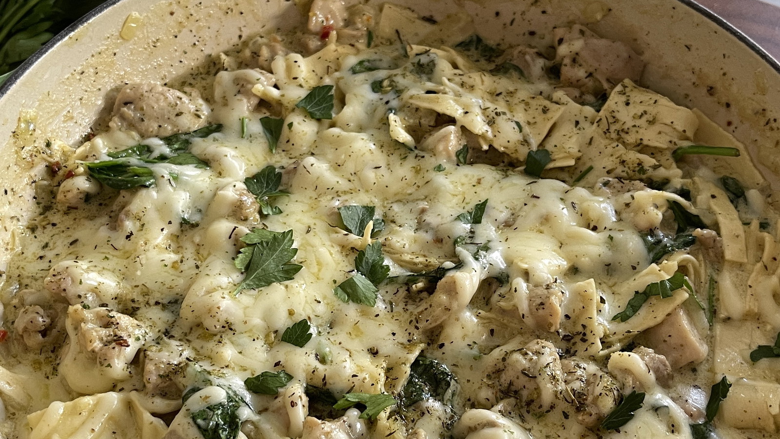 Image of Italian Herbs Creamy Chicken Lasagne