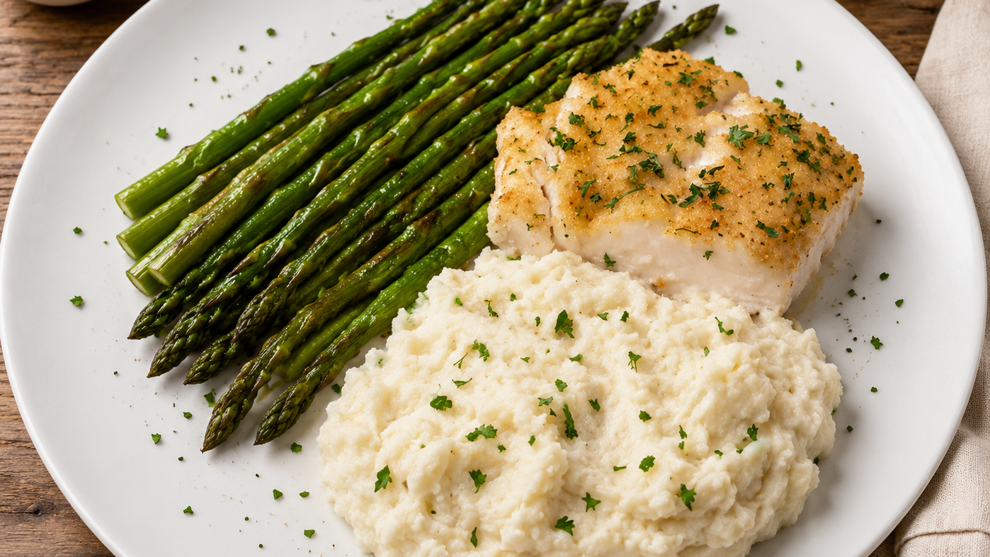 Image of Cashew Shallot & Rosemary Baked Cod